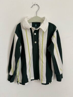 Crewcuts Striped Long Sleeve Polo